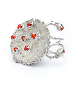 PECHE D ORGUEIL bague argent corail rouge de Mediterranee 2009 Patricia Lemaire photo Ecliptique 1