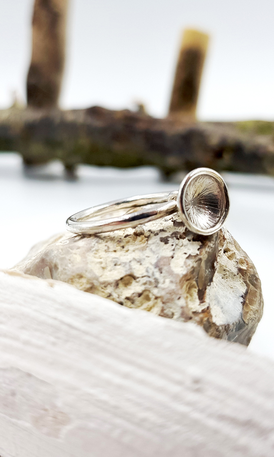 MINI COSSE MOBILE bague ST20082 argent925 satin grave soleil PatriciaLemaire T56ret