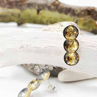TWINCOSSE boucles d oreillesTPM ST18072 argent925 satine poli PatriciaLemaire 2 5X0 9cmret