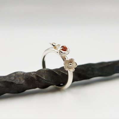 PRECIEUSE BRANCHETTE bague ST23118 argent925 tourmalineMadagascar PatriciaLemaire T55